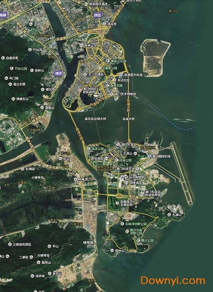 澳门卫星地图中文版