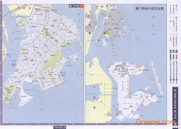 澳门高速公路交通地图高清版 澳门高速公路交通地图高清版