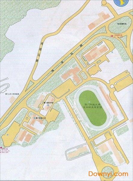 澳门科技大学地图 澳门科技大学地图