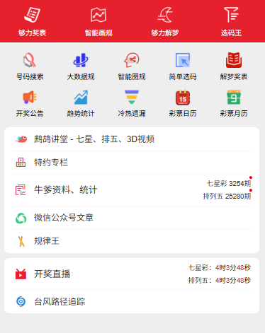 够力彩票七星彩排列五奖表旧版