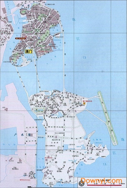 中国澳门地图全图 中国澳门地图全图
