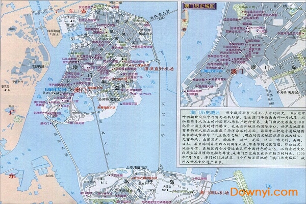 澳门旅游景点地图全图